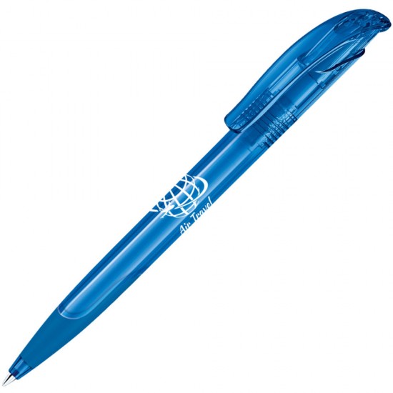 Senator Challenger Clear Plastic Ballpen With Soft Grip Senator Challenger Clear Plastic Ballpen With Soft Grip