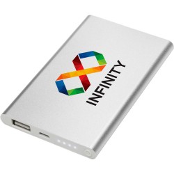 The Slim Star-aluminium Power Bank 4000 Mah