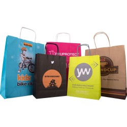 Luxury Rope Handle Biodegradable Kraft Bags