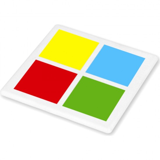 100% Recycled Square Coaster 100% Recycled Square Coaster